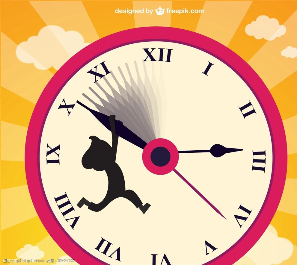 将时钟拨回载体图片图行天下素材网